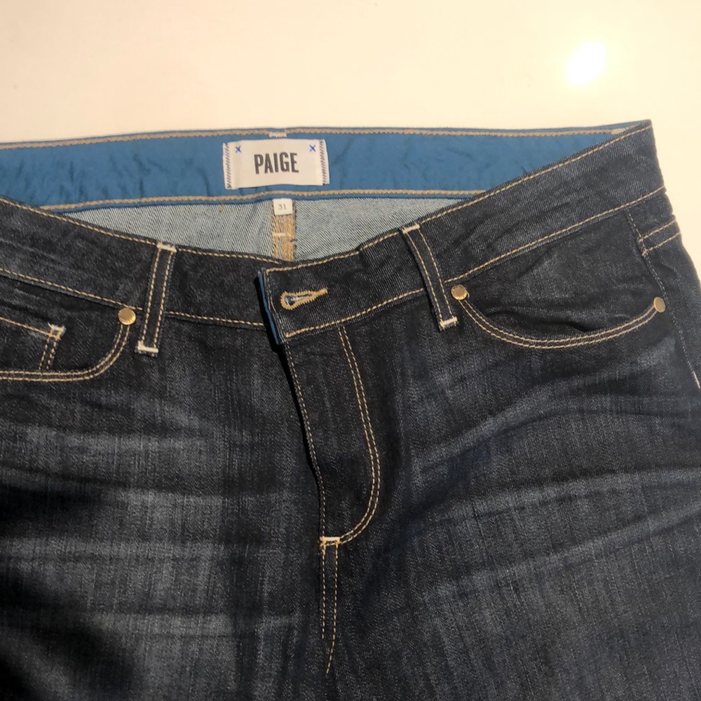 Paige jimmy jimmy skinny. Dark wash. 31. Hardly worn.